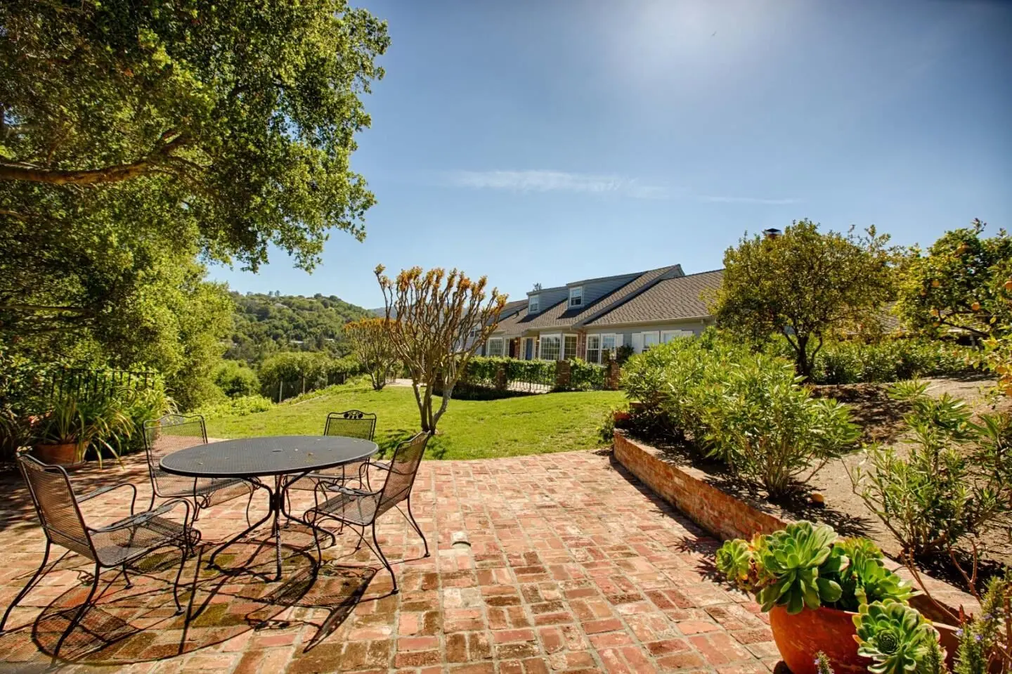 Los Gatos home with beautiful curb appeal
